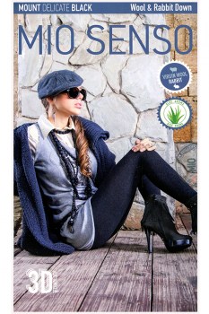 Колготки с шерстью большого размера оптом MIO SENSO Mount Delicate Wool & Rabbit Down XL